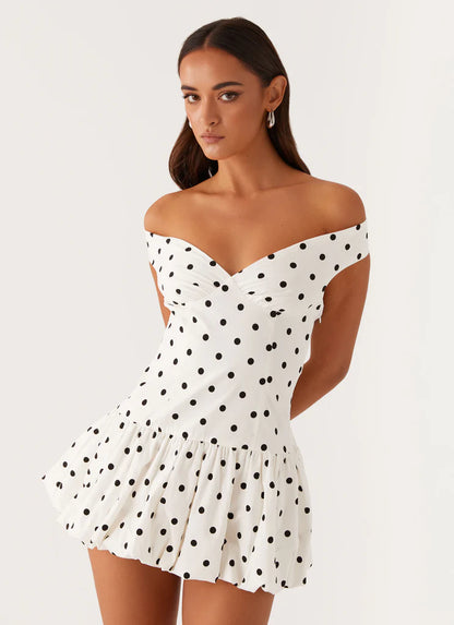 Polka Dot Mini Dress